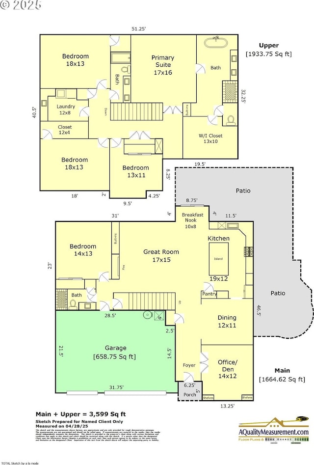 4726 SW 60th Pl, Portland, OR 97221 - floor plan / room layout