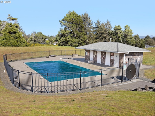 community pool featuring a patio