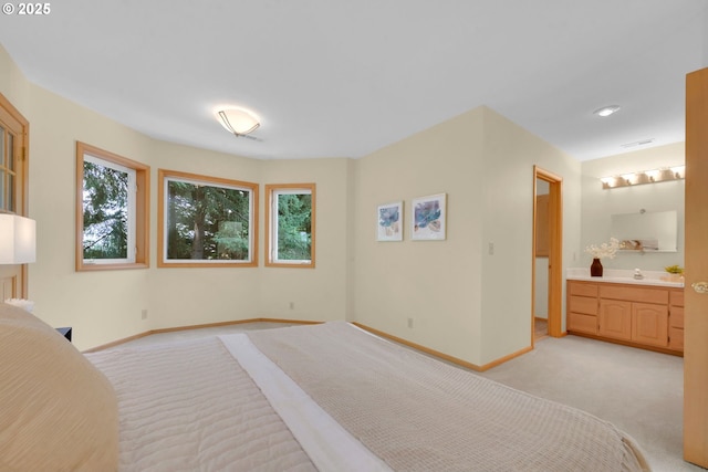 2038 Morning View Dr, Eugene, OR 97405 - unfurnished bedroom featuring light carpet and connected bathroom
