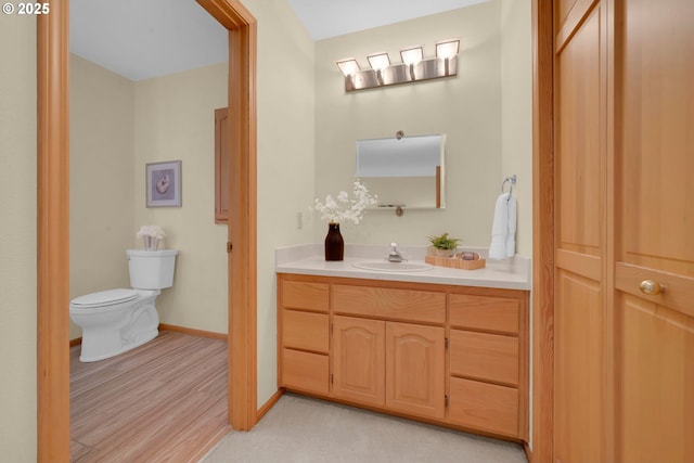 2038 Morning View Dr, Eugene, OR 97405 - bathroom featuring vanity and wood finished floors