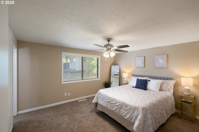 1221 SW Maple St, Dallas, OR 97338 - carpeted bedroom featuring baseboards and a ceiling fan