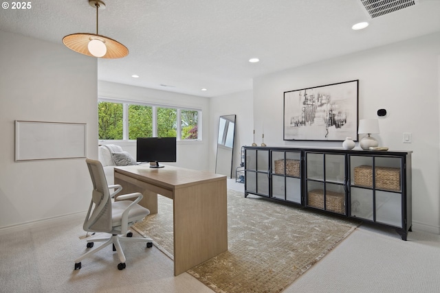 6230 SW Patton Rd, Portland, OR 97221 - office area featuring carpet, recessed lighting, and baseboards