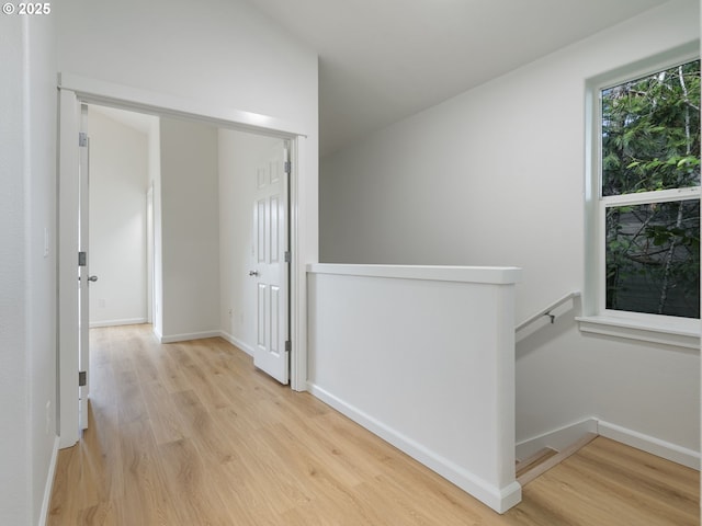 7804 SW Brookline Ln, Portland, OR 97224 - hall featuring an upstairs landing and light wood-style flooring