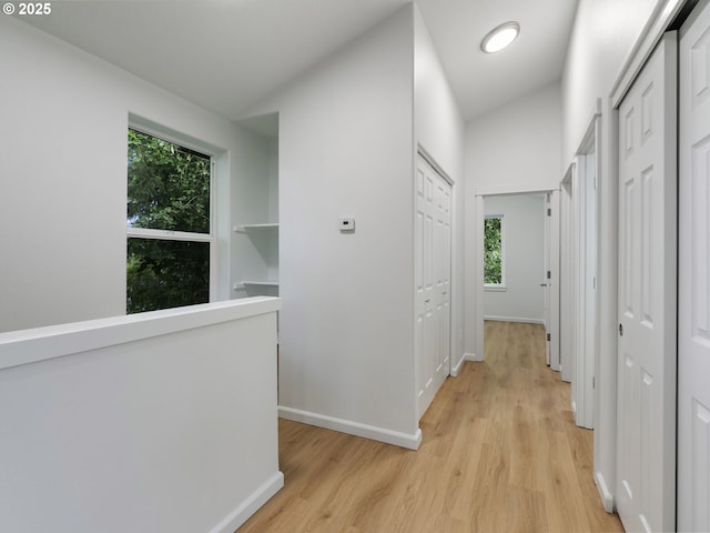 7804 SW Brookline Ln, Portland, OR 97224 - hall featuring light wood-type flooring and baseboards