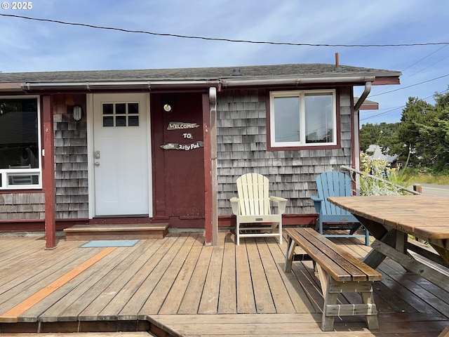 25760 Nedonna Ave, Rockaway Beach, OR 97136 - view of wooden deck