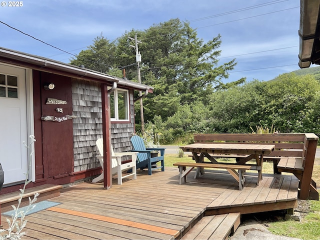 25760 Nedonna Ave, Rockaway Beach, OR 97136 - view of deck
