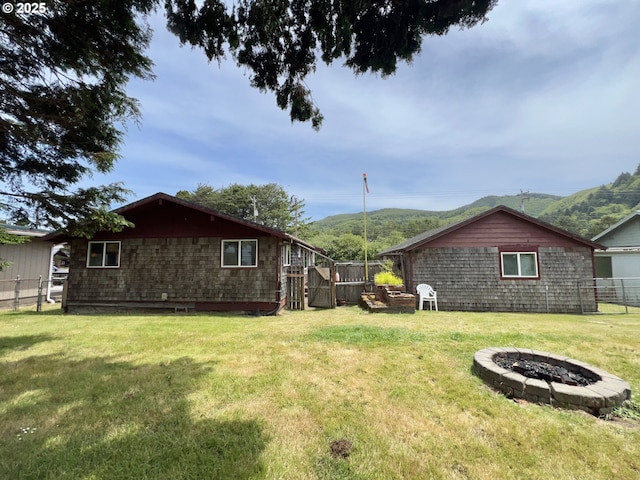 25760 Nedonna Ave, Rockaway Beach, OR 97136 - view of yard featuring a fire pit