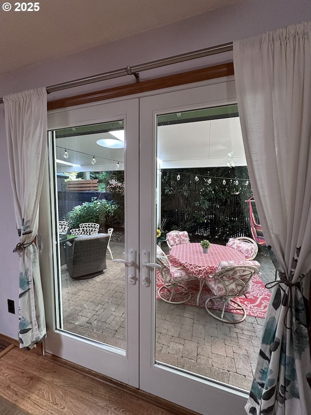 15711 NE 27th Cir, Vancouver, WA 98684 - doorway to outside with french doors and wood finished floors