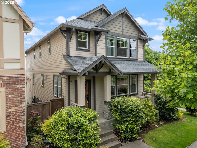 29250 SW Costa Cir E, Wilsonville, OR 97070 - craftsman-style house featuring a shingled roof and covered porch