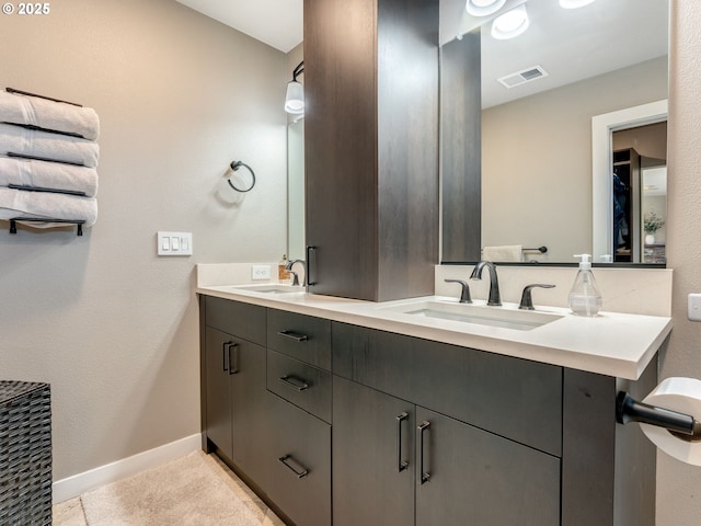 24125 Butteville Rd NE, Aurora, OR 97002 - full bathroom featuring double vanity and baseboards