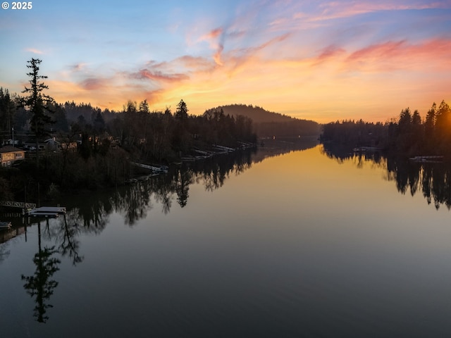 property view of water