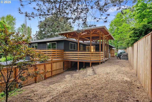16880 Cortez Ct, Lake Oswego, OR 97035 - rear view of house featuring a deck