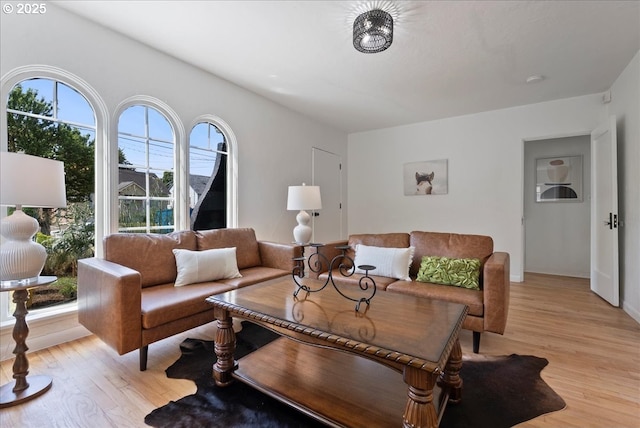 1235 N Farragut St, Portland, OR 97217 - living area featuring healthy amount of natural light and light wood-style flooring