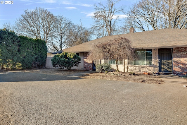 view of ranch-style house