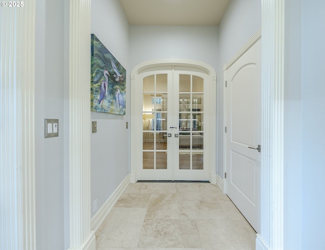 1564 Regency Dr, Eugene, OR 97401 - doorway with french doors and baseboards