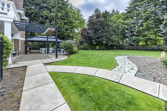 1564 Regency Dr, Eugene, OR 97401 - view of yard with a gazebo and a patio