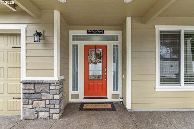 view of property entrance