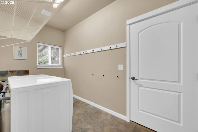 view of laundry room