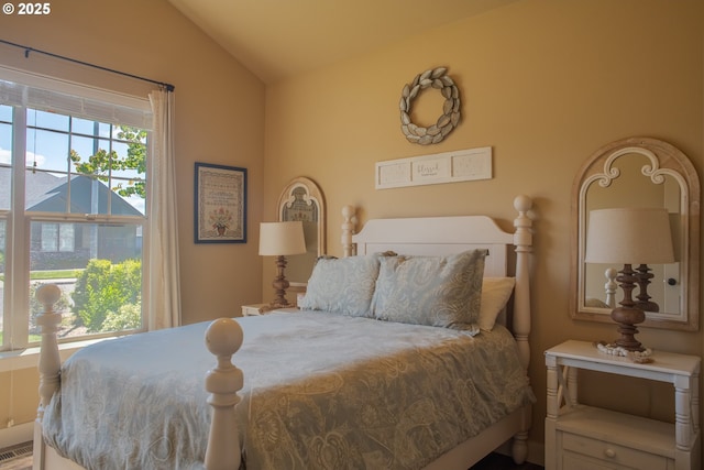 4120 Stellar Way, Springfield, OR 97478 - bedroom featuring vaulted ceiling