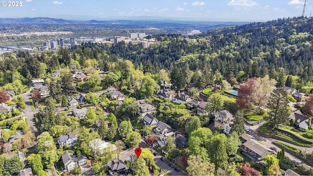 1805 SW Elizabeth St, Portland, OR 97201 - aerial overview of property's location featuring a forest