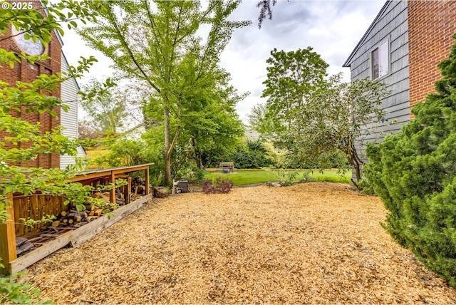 view of yard