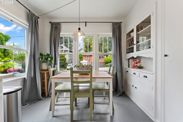 view of dining area