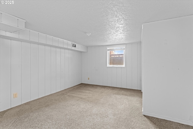 4912 N Yale St, Portland, OR 97203 - basement featuring carpet and a textured ceiling