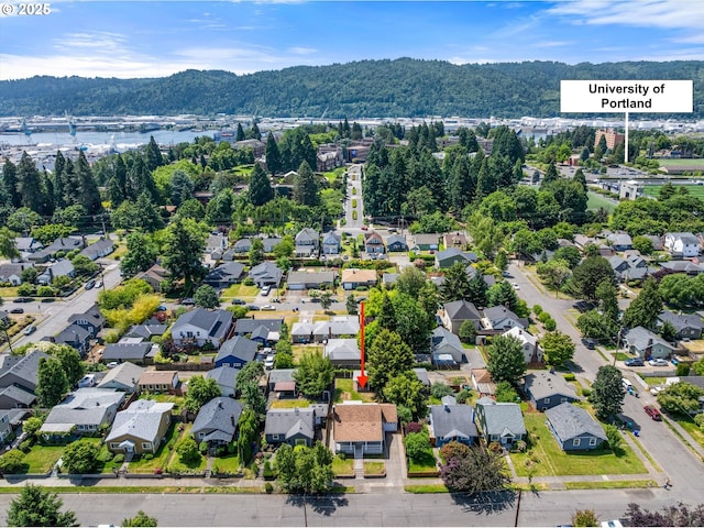 4912 N Yale St, Portland, OR 97203 - aerial view of residential area with a forest