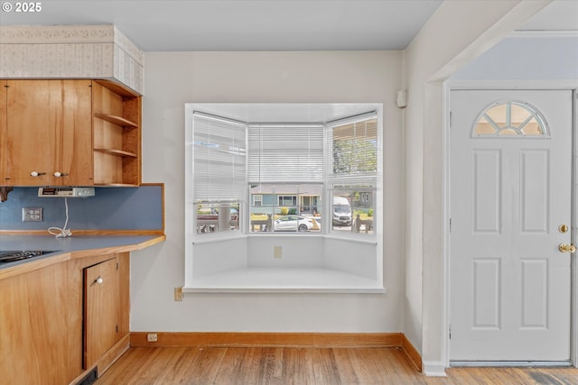 4912 N Yale St, Portland, OR 97203 - entrance foyer with light wood-type flooring and baseboards