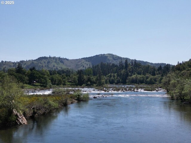 1104 Rio Nes Ln, Roseburg, OR 97470 - water view with a forest and a mountainous background