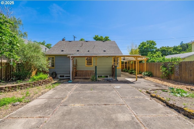 3315 SE 15th Ave, Portland, OR 97202 - back of house featuring a shingled roof