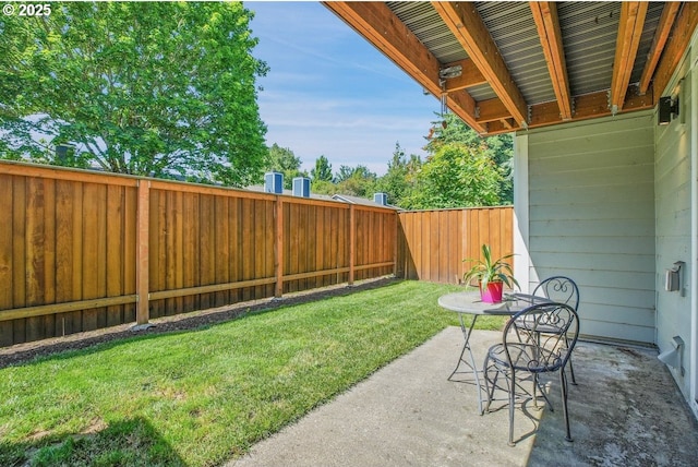 8458 SW Mohawk St, Tualatin, OR 97062 - view of yard featuring a patio area