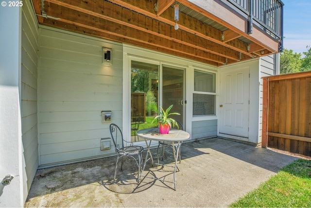 8458 SW Mohawk St, Tualatin, OR 97062 - view of patio featuring a balcony