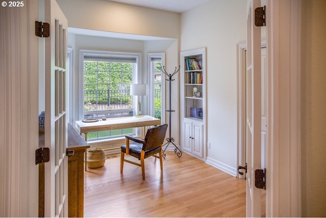 1500 SW Miller Ct, Gresham, OR 97080 - office area with light wood finished floors and baseboards