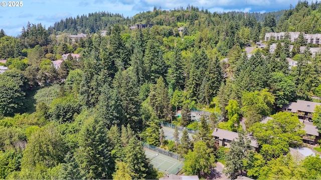 7522 SW Barnes Rd Unit E, Portland, OR 97225 - aerial view of a heavily wooded area