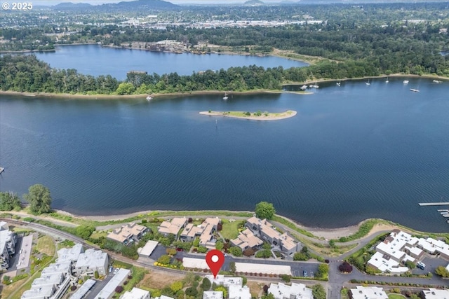 5858 S Riveridge Ln Unit 24, Portland, OR 97239 - view of property location featuring a water and mountain view