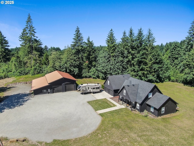 14300 NE Axford Rd, Battle Ground, WA 98604 - bird's eye view of a heavily wooded area