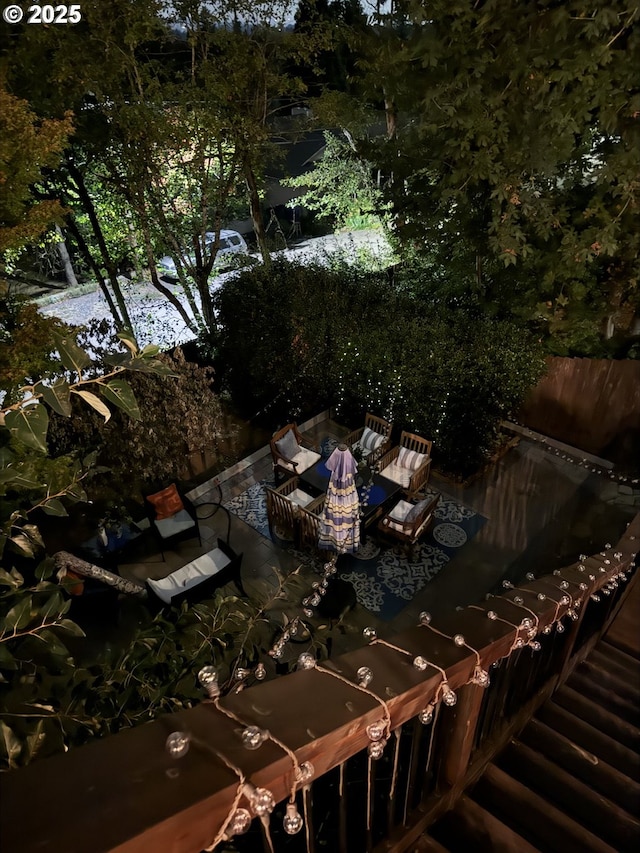 213 Hidalgo St, Lake Oswego, OR 97035 - view of yard with outdoor dining space