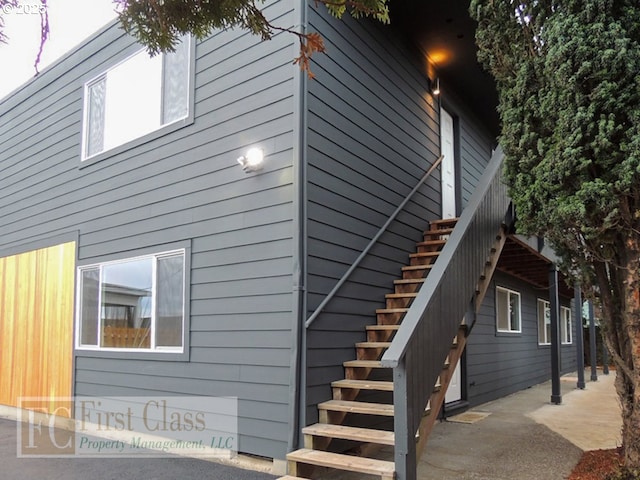 5516 NE Hoyt St, Portland, OR 97213 - view of side of property featuring stairway