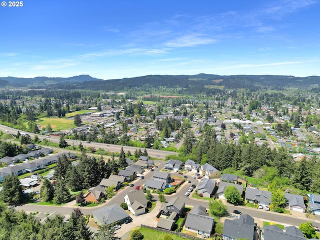 930 Kristen Way, Cottage Grove, OR 97424 - drone / aerial view with a mountain view and a residential view