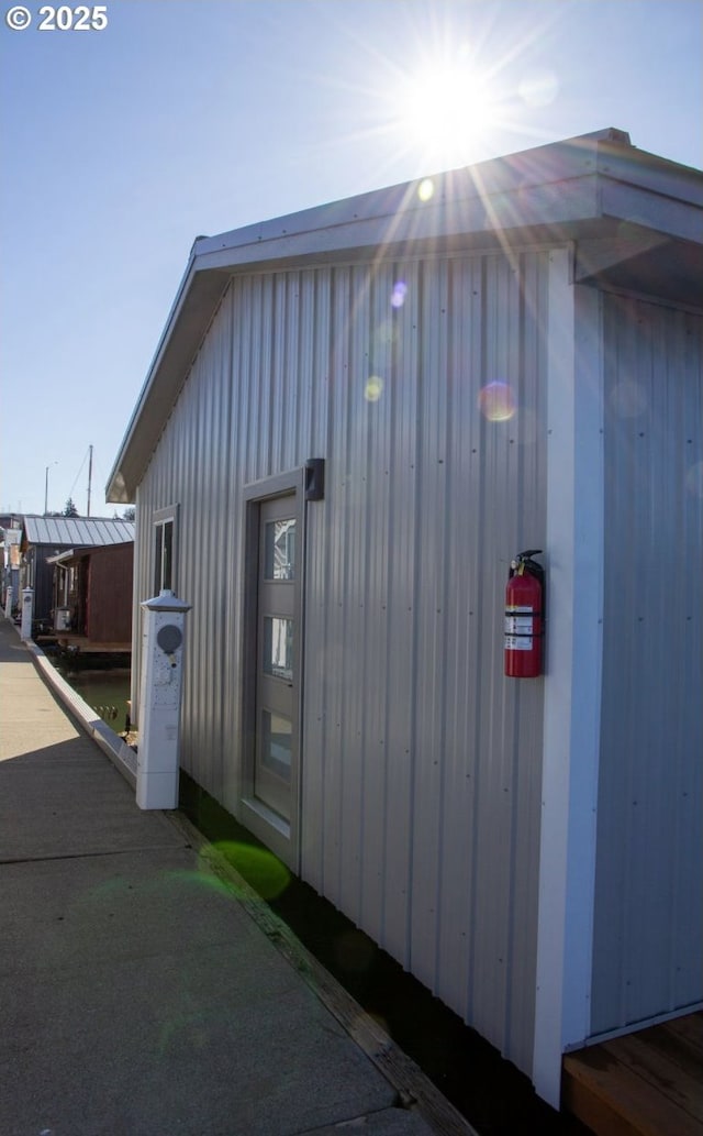 view of outbuilding