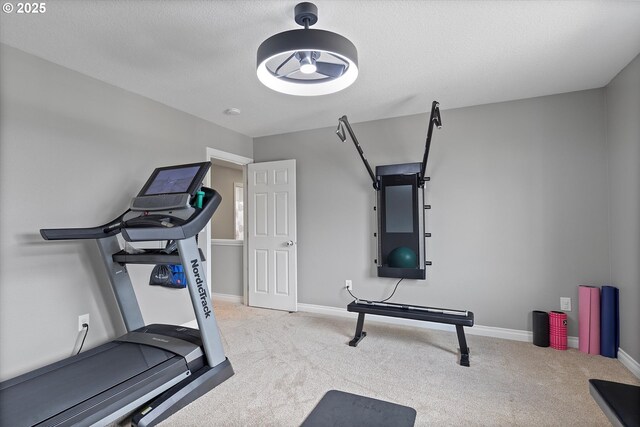 16436 Visionary Ct, Oregon City, OR 97045 - workout area featuring carpet floors and baseboards