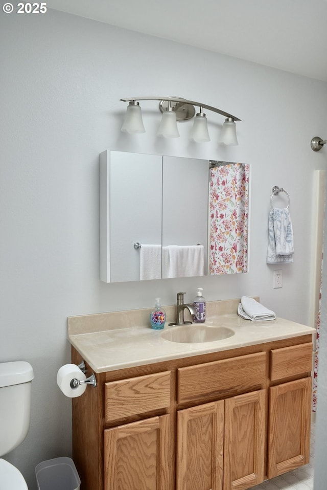 29519 Crook St, Gold Beach, OR 97444 - bathroom with vanity and toilet