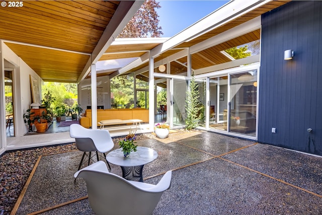 view of patio