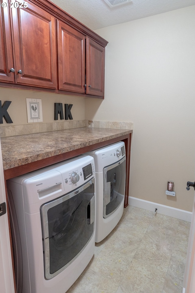 14988 SE Glenbrook Rd, Clackamas, OR 97015 - washroom with cabinet space and washing machine and dryer