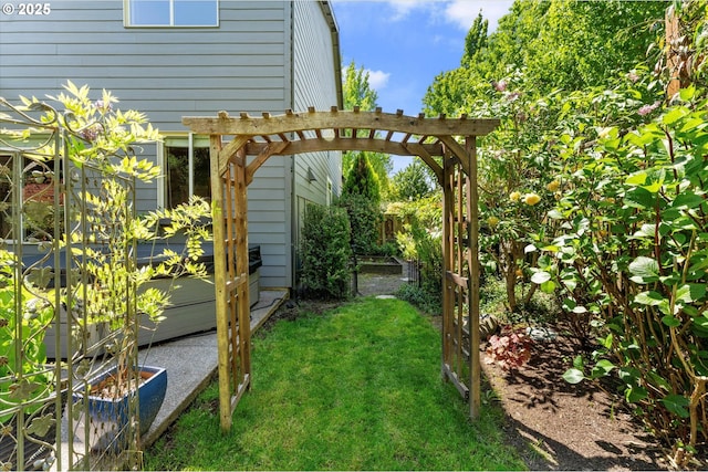 18289 SW Maidenfern Ln, Sherwood, OR 97140 - view of green lawn featuring a pergola