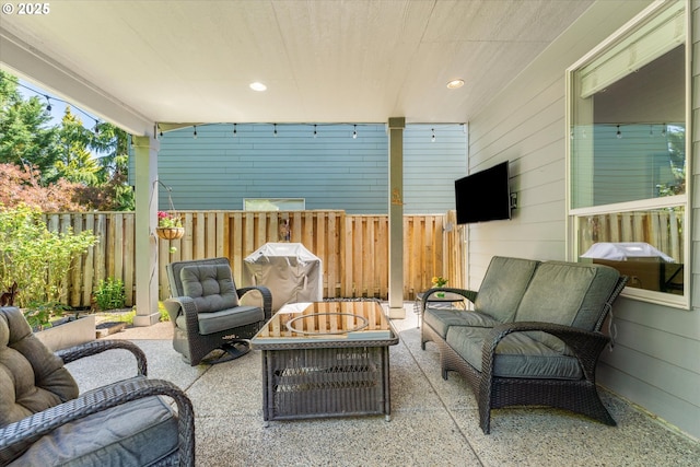 18289 SW Maidenfern Ln, Sherwood, OR 97140 - view of patio with an outdoor hangout area