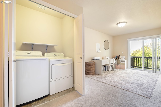 8996 SE Chloe Ln, Happy Valley, OR 97086 - laundry area featuring washing machine and dryer and carpet floors