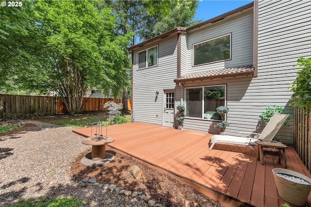 14805 SW 109th Ave, Portland, OR 97224 - wooden deck featuring a fenced backyard