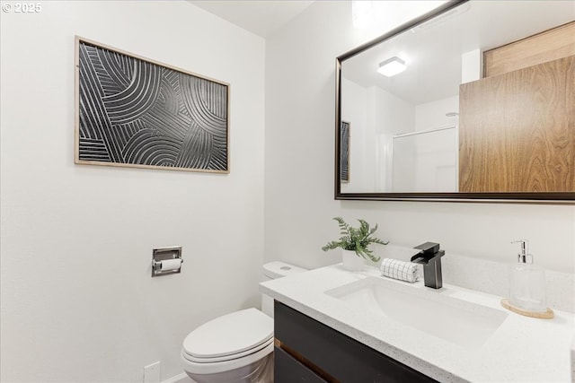 7148 SW Murray Blvd, Beaverton, OR 97008 - bathroom featuring toilet, vanity, and a shower